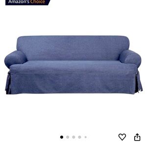 Surefit Blue Sofa Slipcover